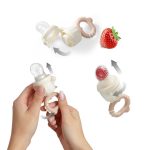 BabyOno szilikon etetõháló Twist-out Dino bézs 1551/03