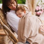 BabyOno babatakaró pamut/plüss kötött 75x100cm bézs 1671/02