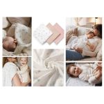 BabyOno textilpelenka színes 3db gyûrt muszlin puderrózsaszín 828/01