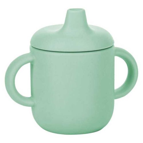 FreeON Szilikon Pohár Fogantyúval – Zöld