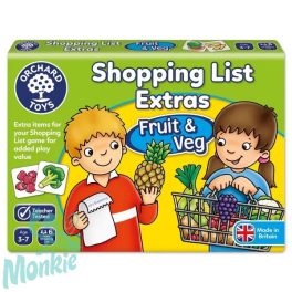   Bevásárlólista: Gyümölcsök, zöldségek kiegészítő (Shopping List Extras: Fruit&Veg) ORCHARD TOYS OR90