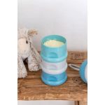 Béaba Több rekeszes tápszertartó doboz Viharkék - Halvány köd