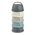 Béaba Több rekeszes tápszer- és snack tartó - ásvány szürke/kék