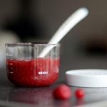 Béaba Tároló doboz kiváló minőségű üvegből - 150 ml - Halvány köd - 