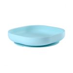 Béaba Szilikon öntapadó tányér - Világoskék