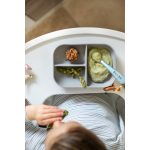 Béaba Szilikon étkező szett - 2 db - Szürke