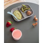 Béaba Szilikon étkező szett - 2 db - Szürke