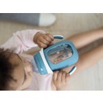 Béaba 2 az 1-ben Tanuló cumisüveg 210 ml + Szilikon borítással - Viharszürke