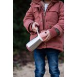 Béaba Rozsdamentes Acél Palack + Fogantyú - 350 ml - Sötét rózsaszín -