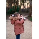 Béaba Rozsdamentes Acél Palack + Fogantyú - 350 ml - Sötét rózsaszín -