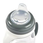 Béaba 2 az 1-ben Tanuló cumisüveg 210 ml - Sötétszürke