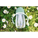 Béaba Szívószálas Ivópohár 300 ml - Zsályazöld