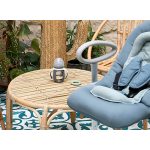 Béaba 2 az 1-ben Tanuló cumisüveg 210 ml + Szilikon borítással - Sötétszürke