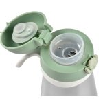 Béaba Rozsdamentes Acél Palack + Fogantyú - 350 ml - Zsályazöld -