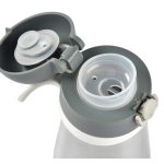 Béaba Rozsdamentes Acél Palack + Fogantyú - 350 ml - Sötétszürke -