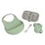 Béaba Szilikon tanuló étkészlet - Zsályazöld