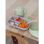 Béaba Szilikon tanuló étkészlet - Zsályazöld