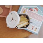 Béaba Szilikon snack tartó doboz - bársony szürke