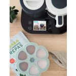 Béaba Szilikon multifunkciós bébiétel tároló - 6 x 90 ml - Zsálya zöld -