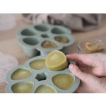 Béaba Szilikon multifunkciós bébiétel tároló - 6 x 150 ml - Zsálya zöld -