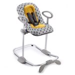 Béaba Up&Down Pihenő- és Etetőszék III - Sárga Pálmafák