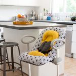 Béaba Up&Down Pihenő- és Etetőszék III - Sárga Pálmafák