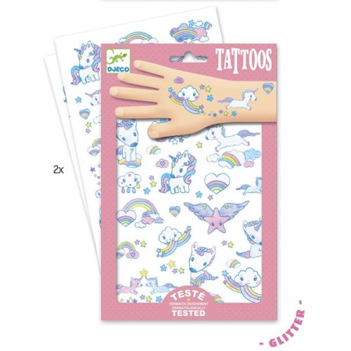 Tetováló matricák - Unikornisok - Unicorns