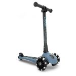Scoot & Ride Highwaykik 3  LEDroller Steel