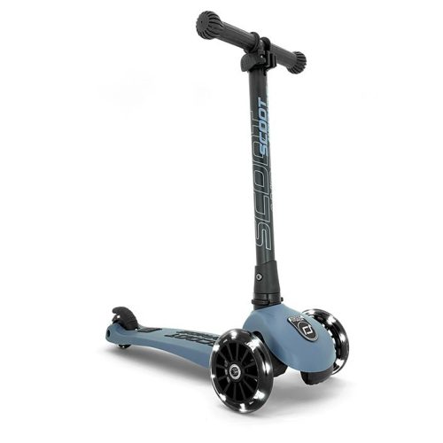 Scoot & Ride Highwaykik 3  LEDroller Steel