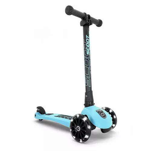 Scoot and Ride Highwaykik  3 LED roller Blueberry