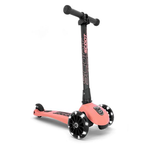 Scoot and Ride Highwaykik  3 LED roller Peach