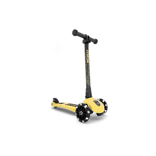 Scoot & Ride Highwaykik  3 LED roller Lemon