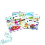 Aquarellum, tengerpart, nagy - Sentosphere SA6190