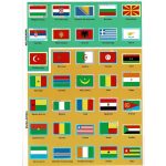 Képes atlasz gyermekeknek - A világ zászlói matricákkal