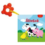 Textilkönyv rágókával - Állatok