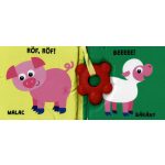 Textilkönyv rágókával - Állatok