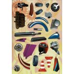 Óriás motorok - Matricás foglalkotató