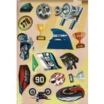 Óriás motorok - Matricás foglalkotató