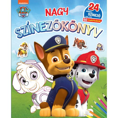 Paw Patrol - Nagy színezőkönyv (Mancs őrjárat)