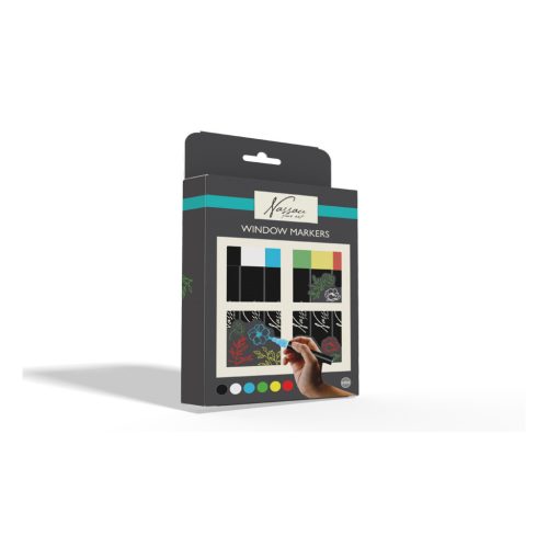 Nassau Ablak festő filctoll készlet 6 db-os CraftArt