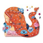 Strasszkép készítő készlet, Mesés frizurák Auzou