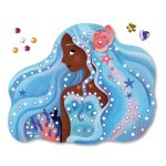 Strasszkép készítő készlet, Mesés frizurák Auzou