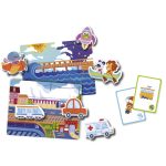 Mágneses készségfejlesztő doboz, Járművek Auzou