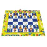 Kétoldalas sakktábla állatfigurákkal Auzou