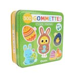 300 db-os matrica készlet fém dobozban, Húsvét Auzou