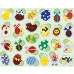 300 db-os matrica készlet fém dobozban, Húsvét Auzou