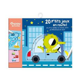 Letörölhető fejtörő feladatkártyák, Utazások Auzou