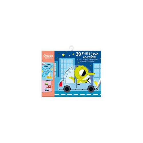 Letörölhető fejtörő feladatkártyák, Utazások Auzou