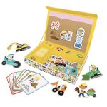 Mágneses készségfejlesztő doboz, Munkagépek Auzou