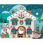 Vízzel festő képek, Karácsony Auzou